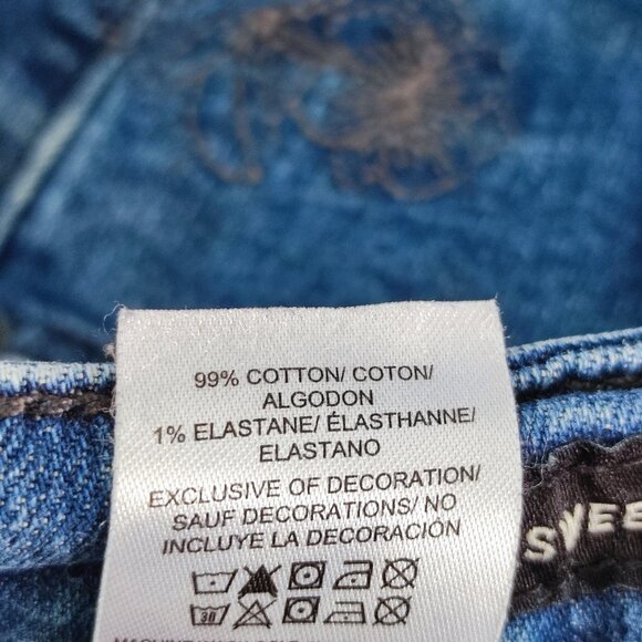 Lucky Brand Jeans sweet straight denim blue women's size 12/31 - Picture 8 of 16